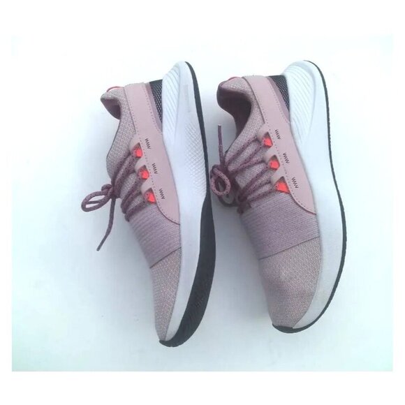 Under Armour Womens Charged Breathe Lace Sneakers Shoes Pink 3022584-602 8.5 M - Picture 4 of 8